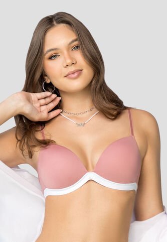 Brasier Mujer Rosa Polvo Fi 89308 Formas Intimas