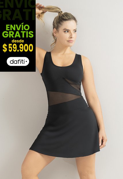 Vestido Mujer Negro FI 103004