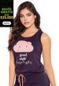 Camisa Pijama Mujer Morado FI 96862 de Formas Intimas