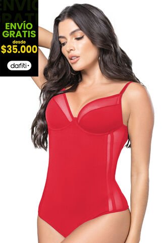 Body Mujer Rojo Fi 2651 Formas Intimas