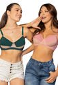 Brasier Paq X2 Mujer Multicolor FI 1917 de Formas Intimas