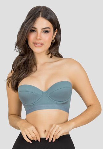 Bustier Mujer Azul Acero Fi 77664 Formas Intimas