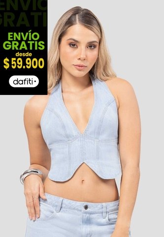 Corset Mujer Azul Claro Fi 112379 Formas Intimas