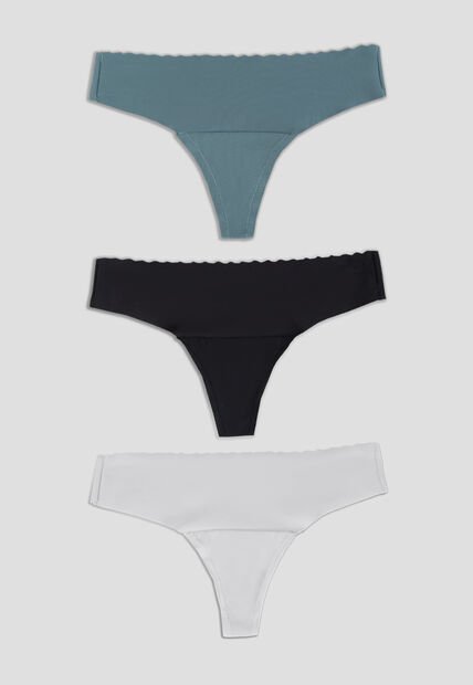 Brasilera Paq X3 Mujer Multicolor Fi 16969