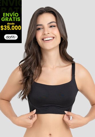 Brasier Mujer Negro Fi 104696 Formas Intimas