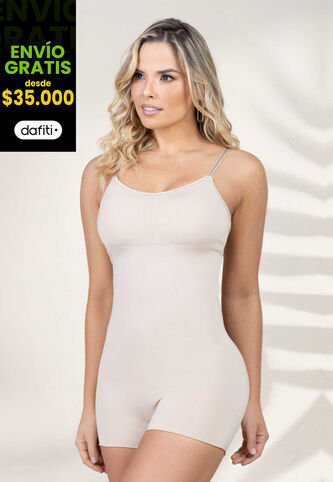 Enterizo Corto Mujer Beige FI 504 Formas Intimas