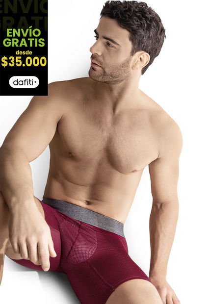 Bóxer Hombre Vinotinto FI 87642