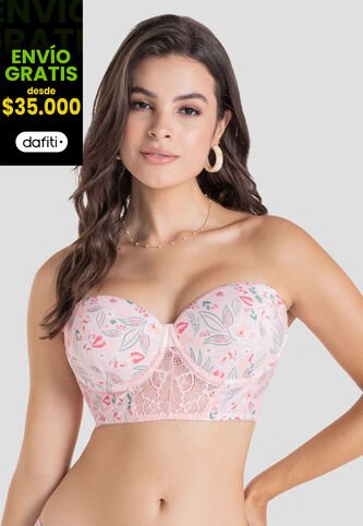 Bustier Mujer Rosa Fi 104311 Formas Intimas