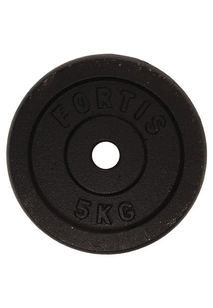 Disco Regular Negro Fortis 5kg
