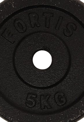 Disco Regular Negro Fortis 5kg