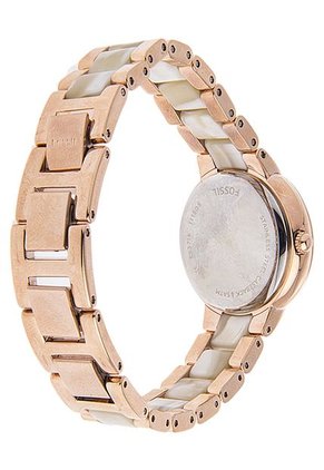 Reloj Fossil Oro Rosa-Blanco Perla
