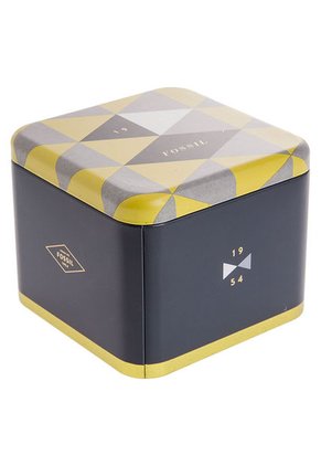 Reloj Café-Plateado Fossil