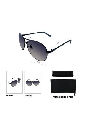 Gafas Fossil Modelo Fw51 Negro Mujer