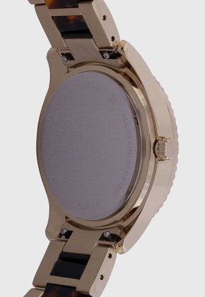 Reloj Dorado-Café Fossil