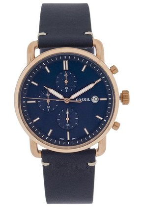 Reloj Azul-Dorado Fossil