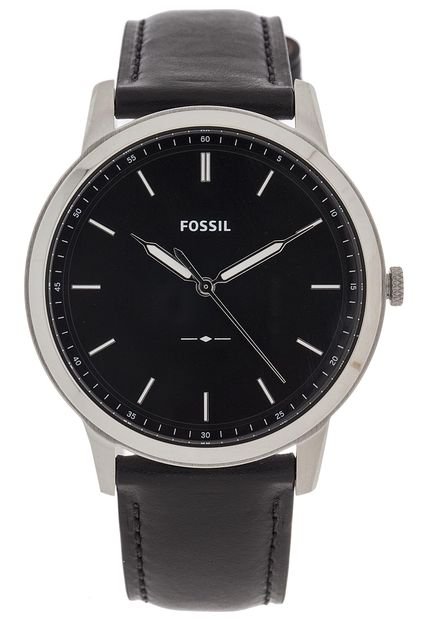 Reloj Negro-Plateado Mate Fossil