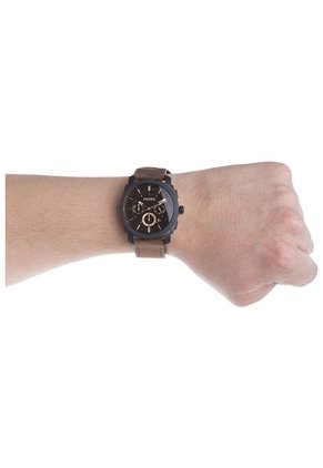 Reloj Café Oscuro-Negro Fossil