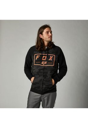 BUZO FOX BADGER CAMO ZIP FLEECE [BLK CAM]