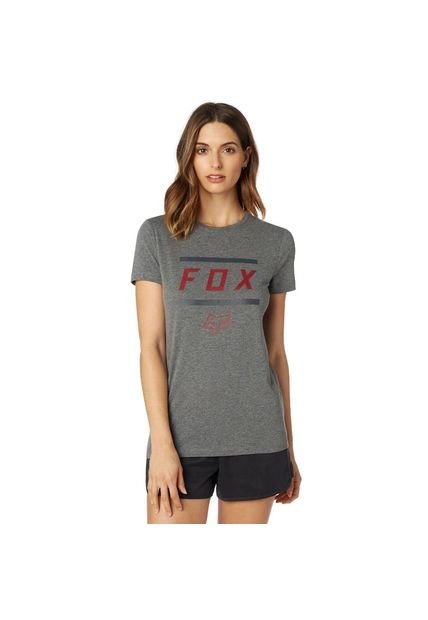 Camiseta Mujer Listless Crew Gris Fox Spring 2018