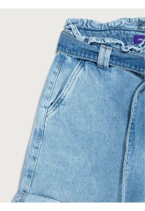 Short En Denim Con Paper Bag 02770 FREEDOM