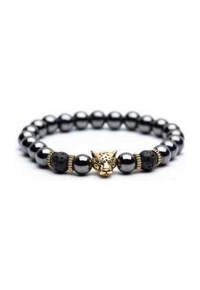 Pulsera Manilla Hombre Piedra Natural Hematita B020335