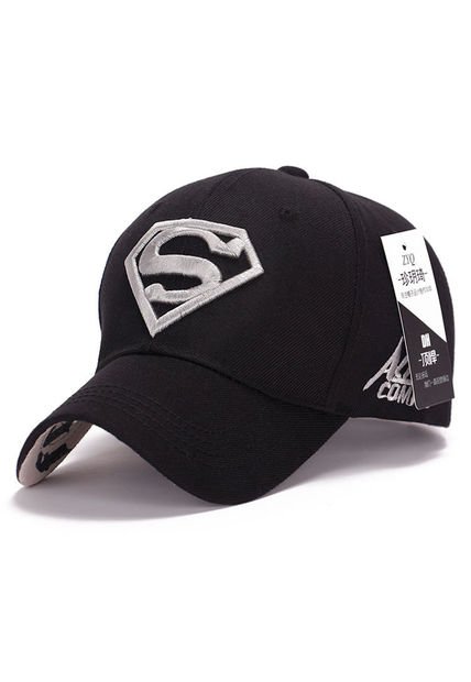 Gorra Beisbol Superman Poliester Logo Blanco