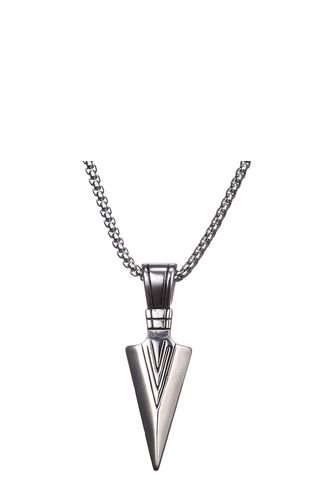 Dije Collar Punta Flecha Hombres 319 Plateado Frenezi