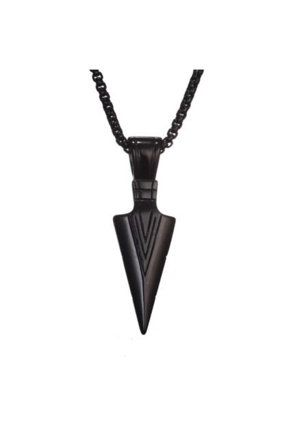 Dije Collar Punta Flecha Hombres 319 Negro