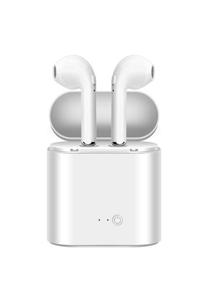 Audifonos Bluetooth TWS V42 Inalambrico Con Caja De Carga Blanco