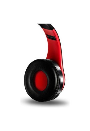 Audifonos Bluetooth Inalambricos Estereo Plegables Rojo