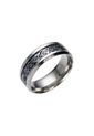 Anillos Vintage Dragon Acero Inoxidable 316L C151 Negro de Frenezi