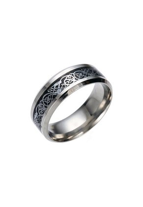 Anillos Vintage Dragon Acero Inoxidable 316L C151 Negro