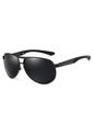 Gafas Lentes Sol UV400 Polarizados HDCRAFTER ABS Negro de Frenezi