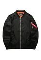Chaqueta Hombre Piloto Militar Aviador Gruesa 8088 Negro de Frenezi