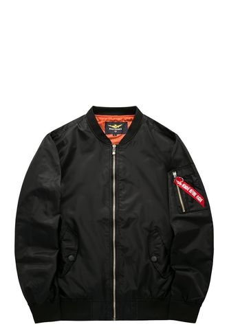Chaqueta Hombre Piloto Militar Aviador Gruesa 8088 Negro Frenezi