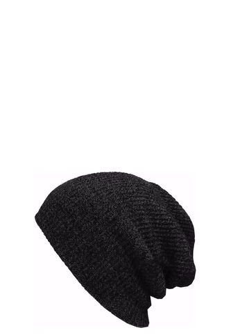 Gorro Beanie Punto Calido Acrilico Unisex 221 Negro Frenezi