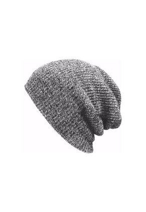 Gorro Beanie Punto Calido Acrilico Unisex 221 Gris Claro