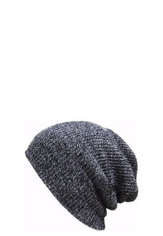 Gorro Beanie Punto Calido Acrilico Unisex 221 Gris Oscuro Frenezi