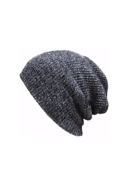 Gorro Beanie Punto Calido Acrilico Unisex 221 Gris Oscuro