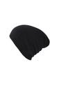 Gorro Unisex Punto Suave Algodon Invierno Liso 028 Negro de Frenezi