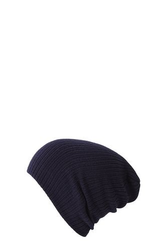 Gorro Unisex Punto Suave Algodon Invierno Liso 028 Azul Frenezi
