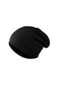 Gorro Liso Unisex Punto Elastico Invierno Casual 010 Negro de Frenezi