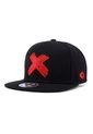 Gorra Plana Beisbol Hip Hop Unisex Algodon Bordado 3D Rojo de Frenezi