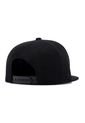 Gorra Plana Beisbol Hip Hop Unisex Algodon Bordado 3D Negro de Frenezi