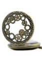 Reloj Bolsillo Bronce Antiguo Engrane Cadena Analogico P382 de Frenezi