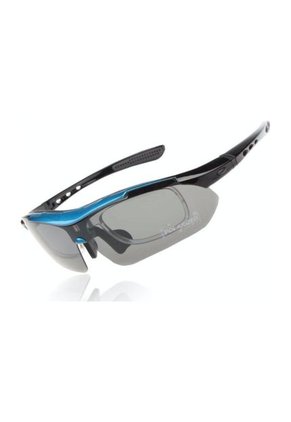 Gafas Deportivas Profesionales 5 Lentes Negro Azul