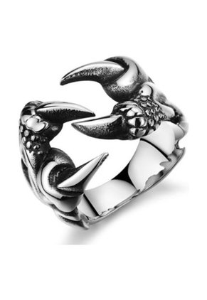 Anillo Punk Retro Gotico Hombre Ajustable FF042 Garra