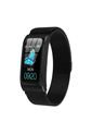 Smartband Pulsera Inteligente Ritmo Cardiaco Pulso Acero AK12 Negro de Frenezi