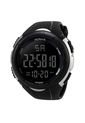 Reloj Digital Hombres LED Militar Deportivo 248 Negro Blanco de Frenezi