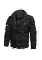 Chaqueta Hombres Moda Slim Casual Gotica 665848 Negro de Frenezi